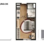 Studios Boutique no Centro do Rio Studios a Venda-Planta Col. 6
