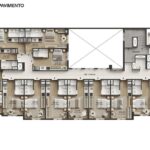 Studio à Venda no Centro Rj com Lazer-Plantas do 4º ao 10º Pav