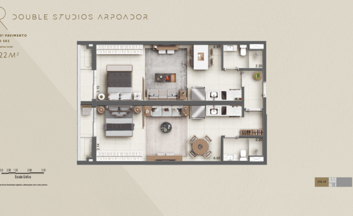 ar-ipanema-studios-com-lazer -lançamento-rua-joaquim-nabuco-soniaferreiraimoveisrj.com.br-planta-double-studios-arpoador-coluna-2