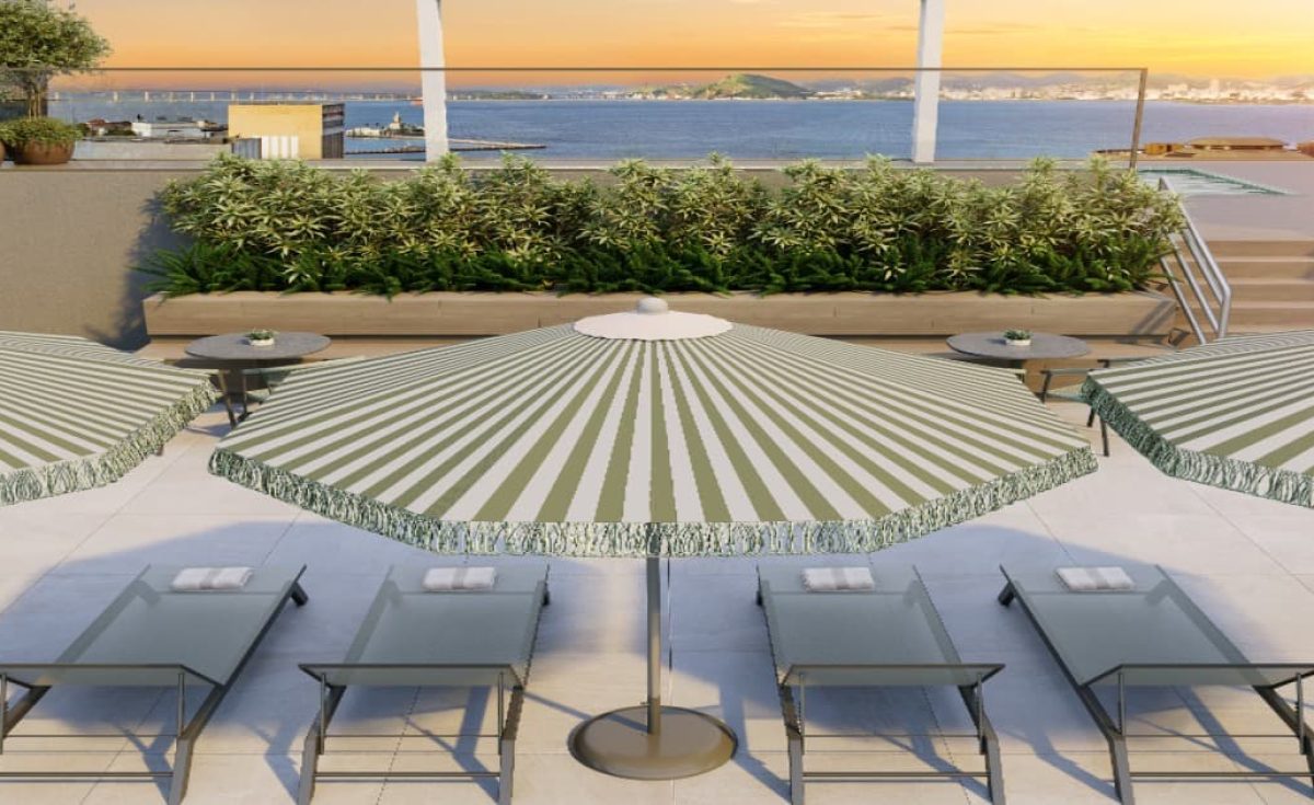 Lazer do Connect Square Centro RJ - Pool Lounge