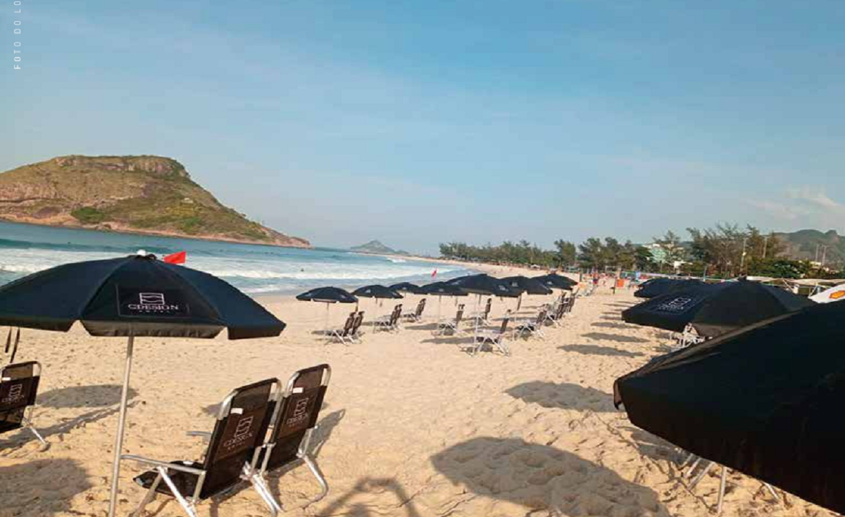 Praia do Pontal no Recreio, próxima ao Feel Pontal Oceânico
