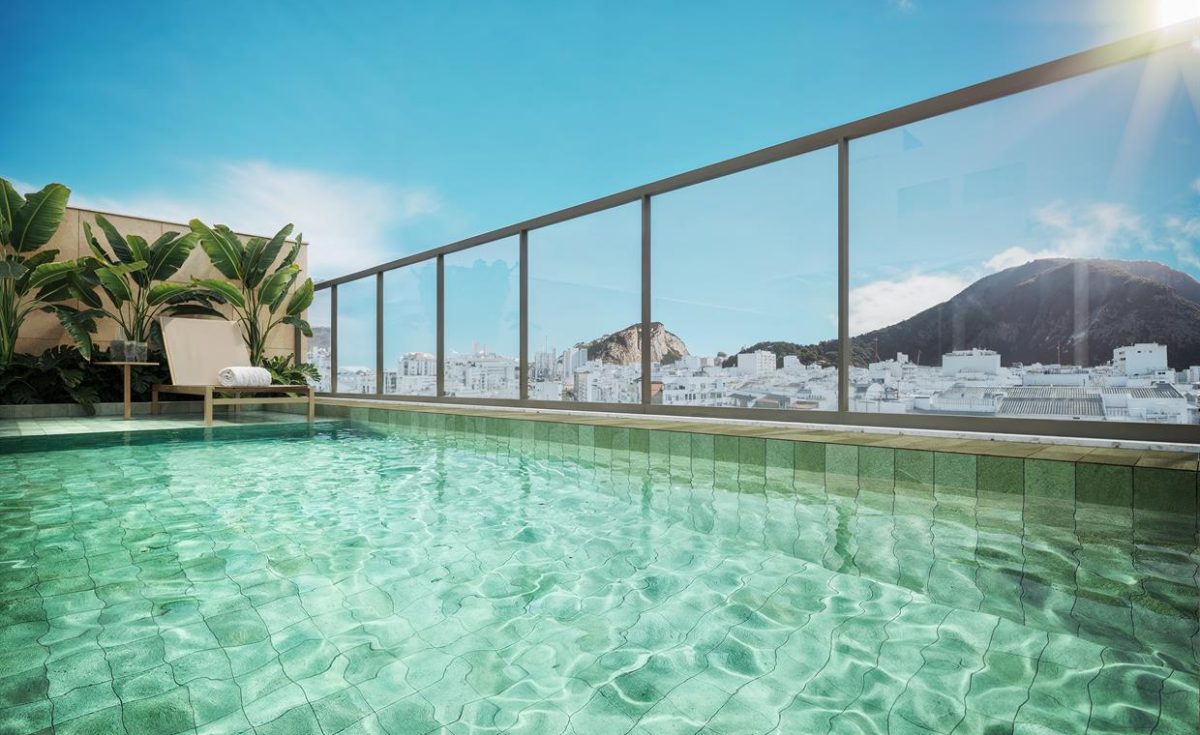 lançamento-em copacabana-cop4-av- nossa-senhora-de-copacabana- studios-e-double- suítes-soniaferreiraimoveisrj.com.br-piscina-no-rooftop
