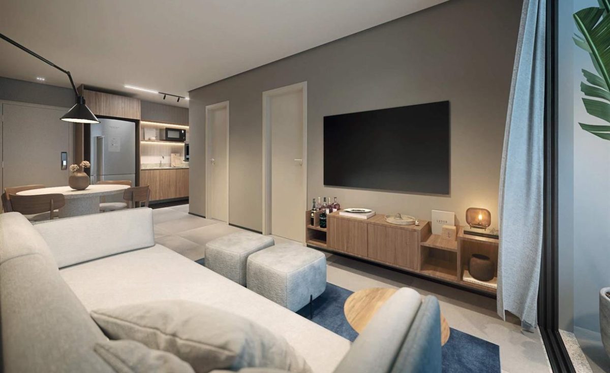 nook-copacabana-lancamento-rua-hilario-de-gouveia-copacabana-studios-perspectiva-ilustrada-sala-com-cozinha-integrada-coluna-2