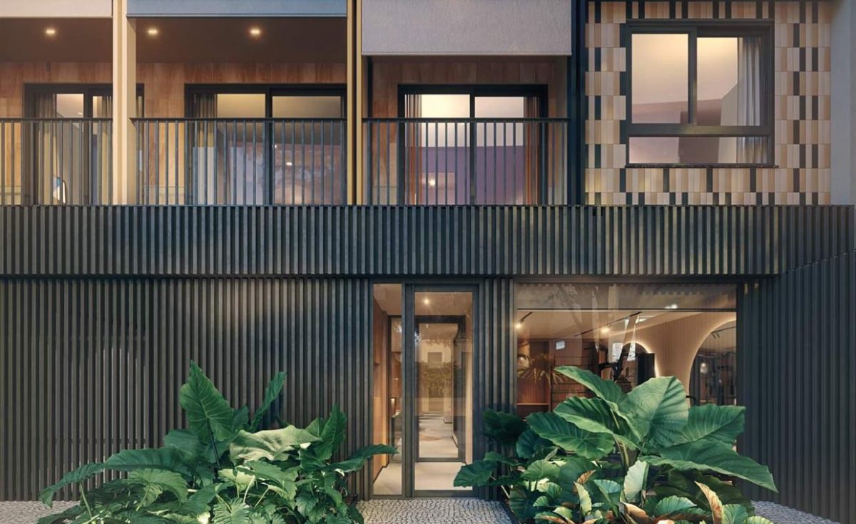 nook-copacabana-lancamento-rua-hilario-de-gouveia-studios-perspectiva-ilustrada-detalhe-fachada-acesso