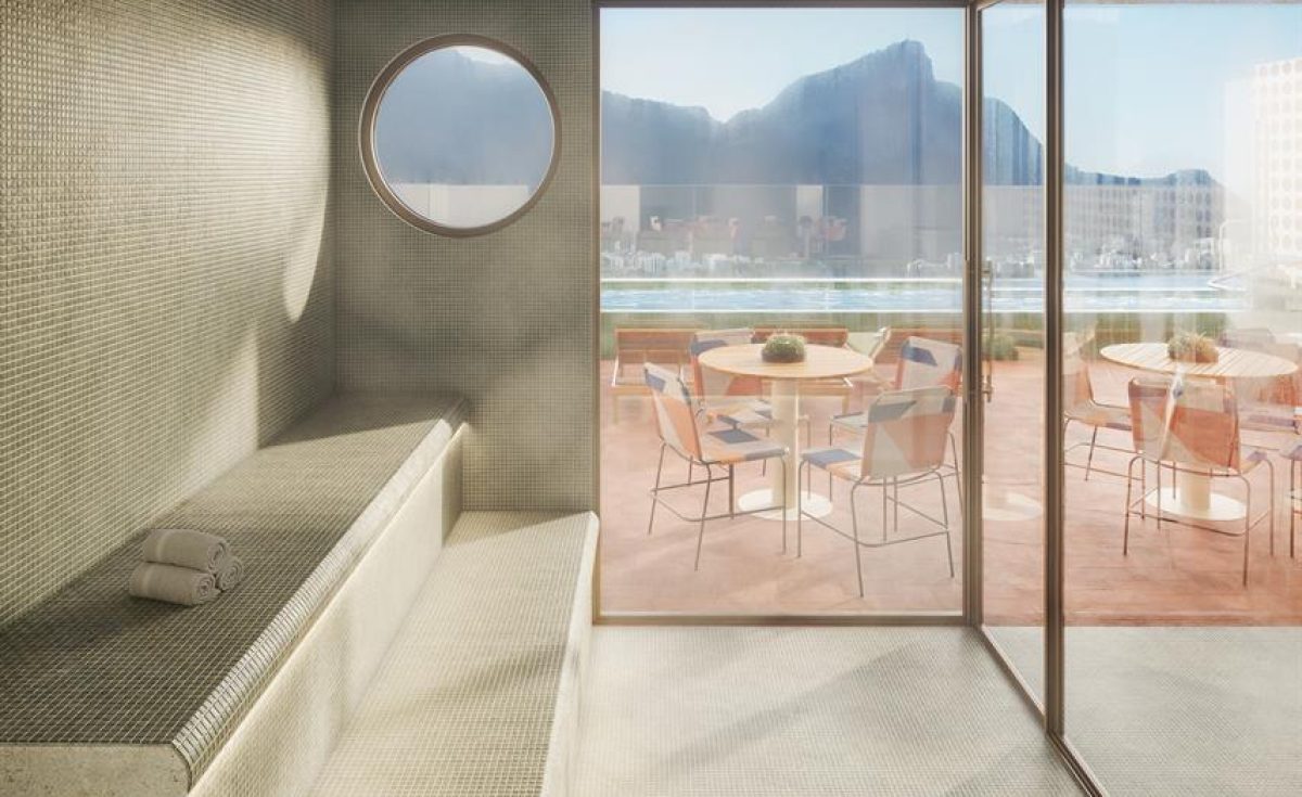 Studio na Visconde de Pirajá em Ipanema - Sauna