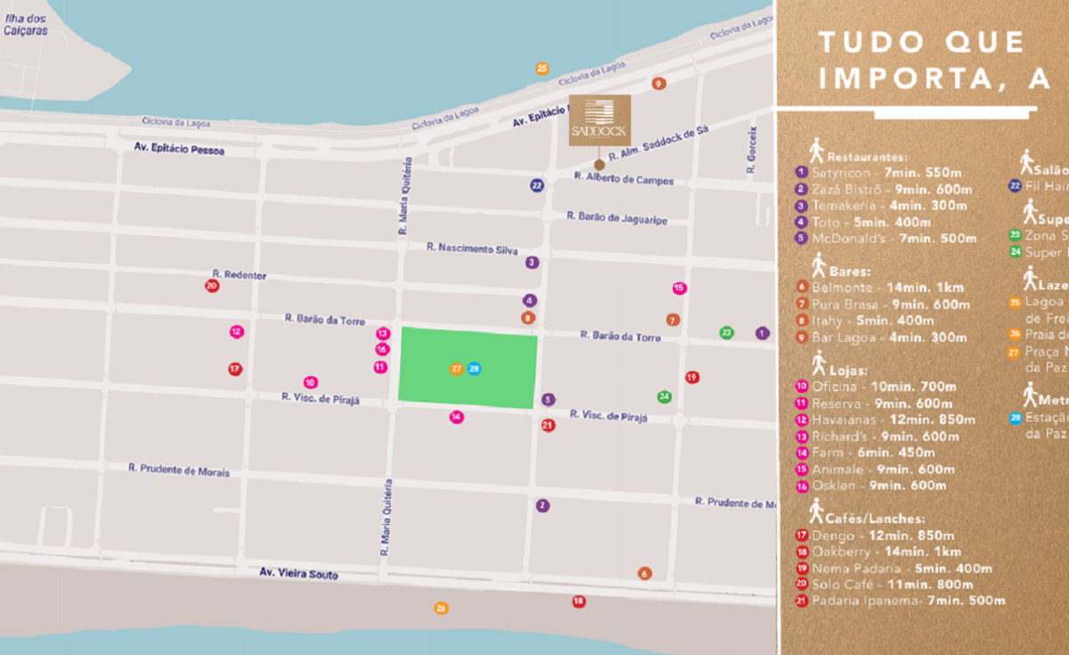 Saddock Ipanema Lançamento Apartamentos Rua Alm. Saddock de Sá-Ipanema