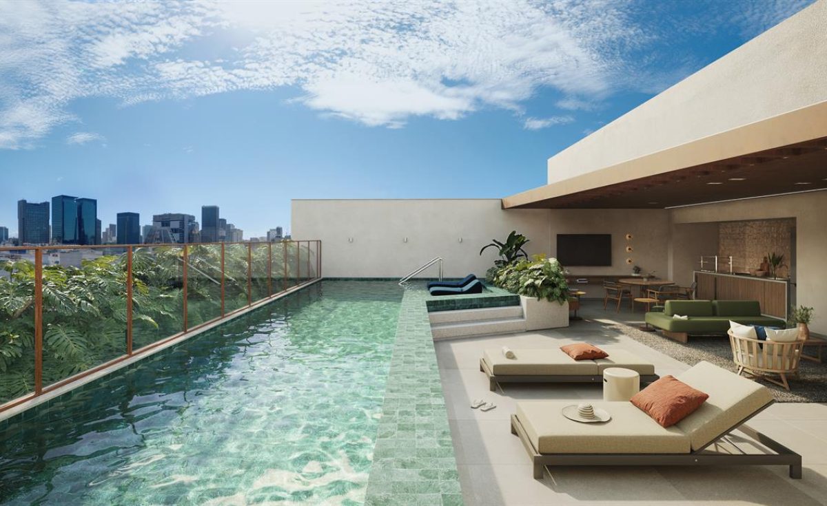 piscina e lazer no Somos Lapa RJ