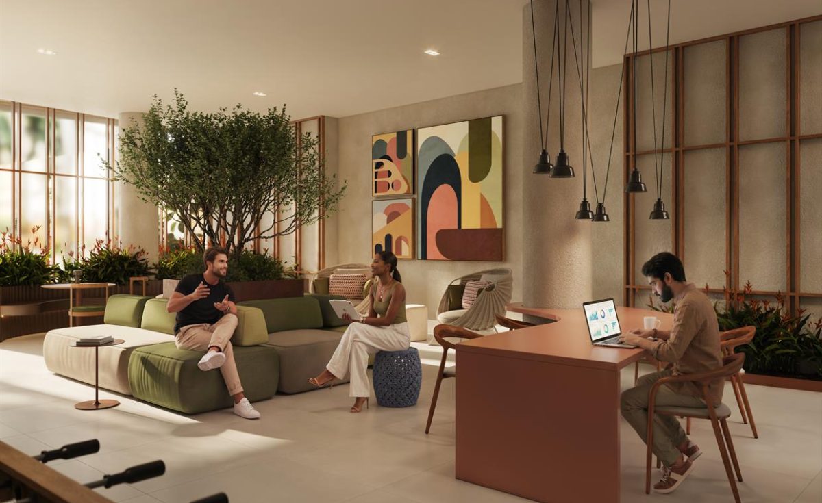 Looby espaço de convivência Somos Lapa