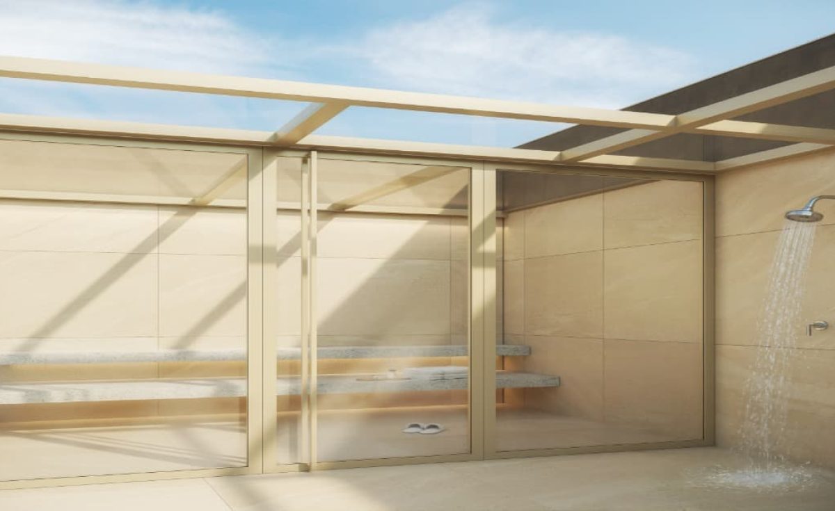 Apartamentos compactos na Zona Sul do Rio - Sauna no Rooftop